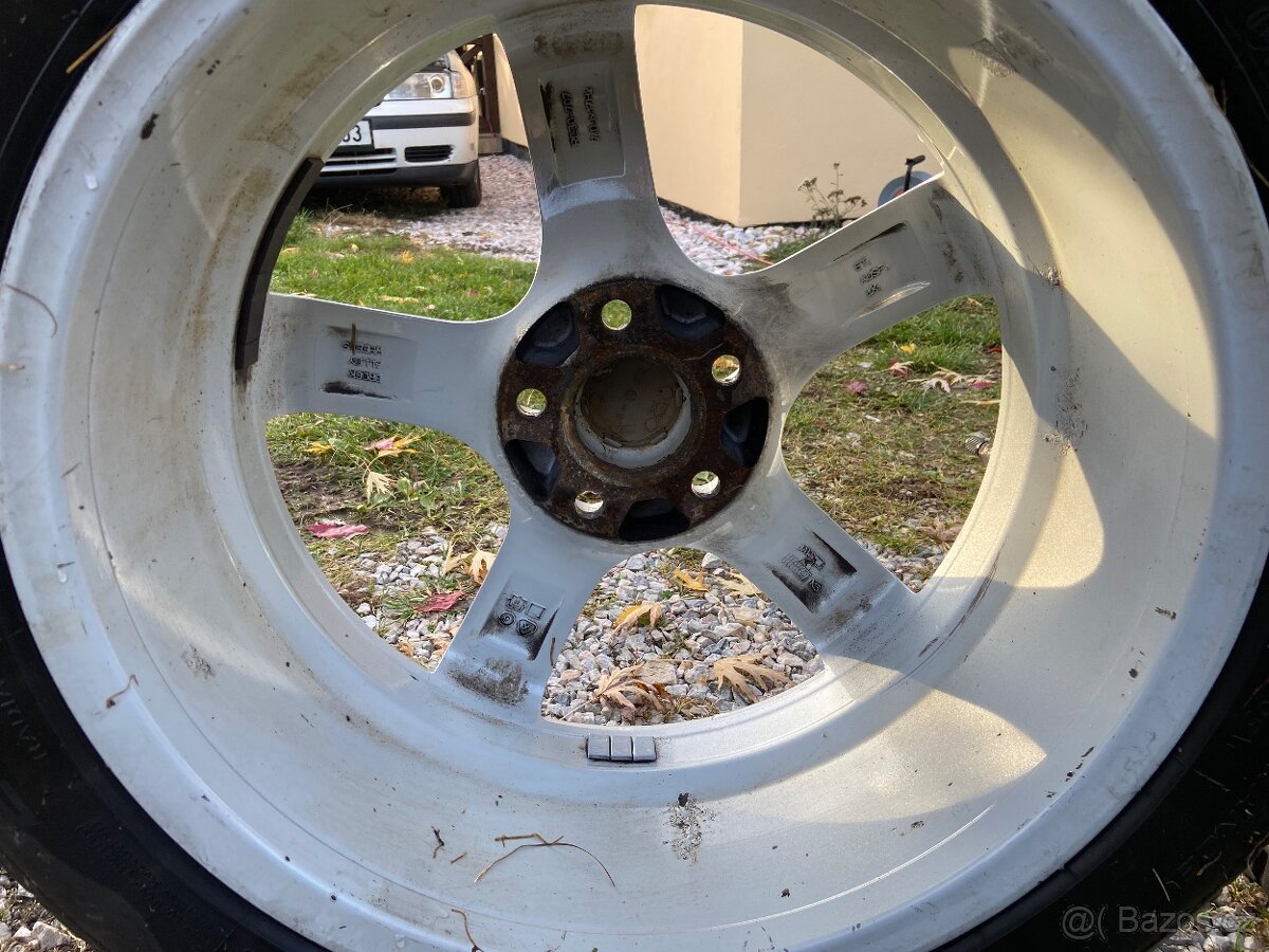 Alu kola RC Design 5x108 R17 + letní pneu - 9