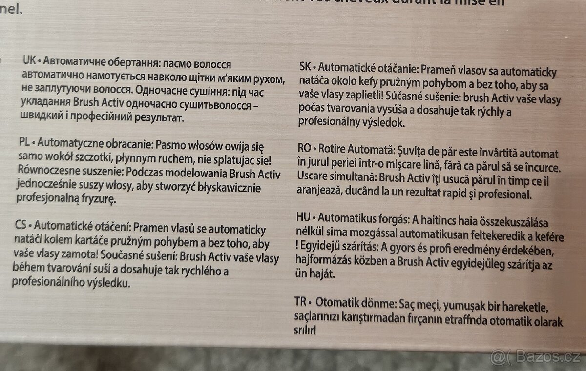 Kulma Rowenta Mod. CF9524 rotační s ionizátory - 9