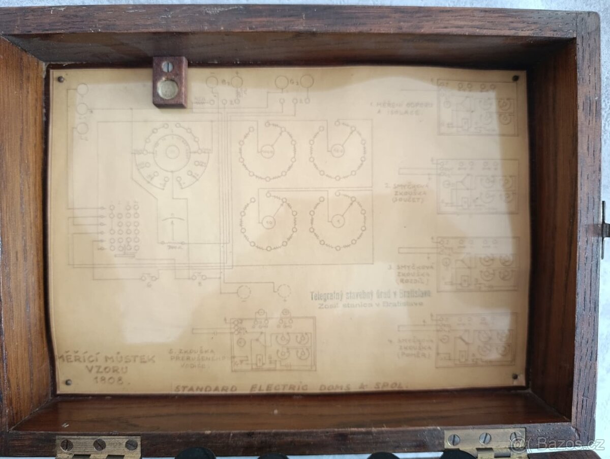 Měřící Můstek Vzoru 1808 》Standard Electric Praha Vršovice - 9