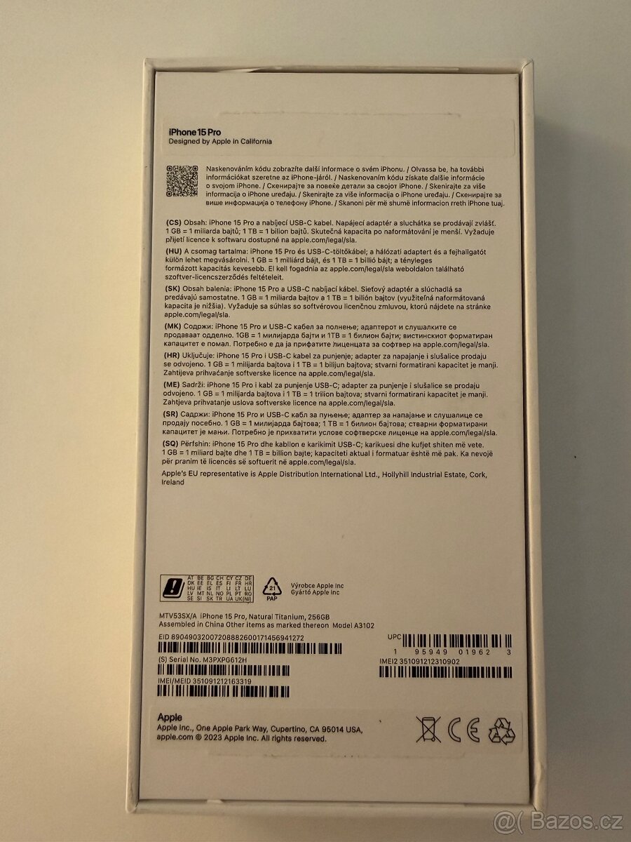 iPhone 15 Pro 256 - Natural Titan - 9