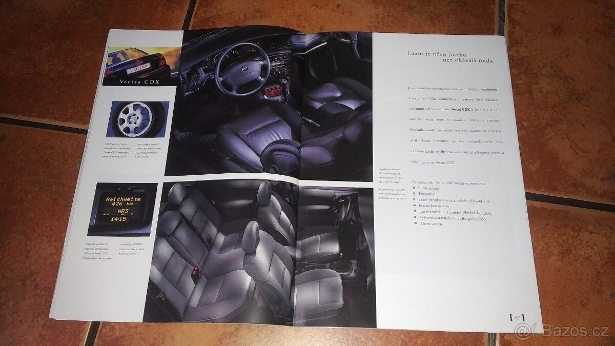 Katalog OPEL Vectra mk2 v CZ - TOP STAV - 9