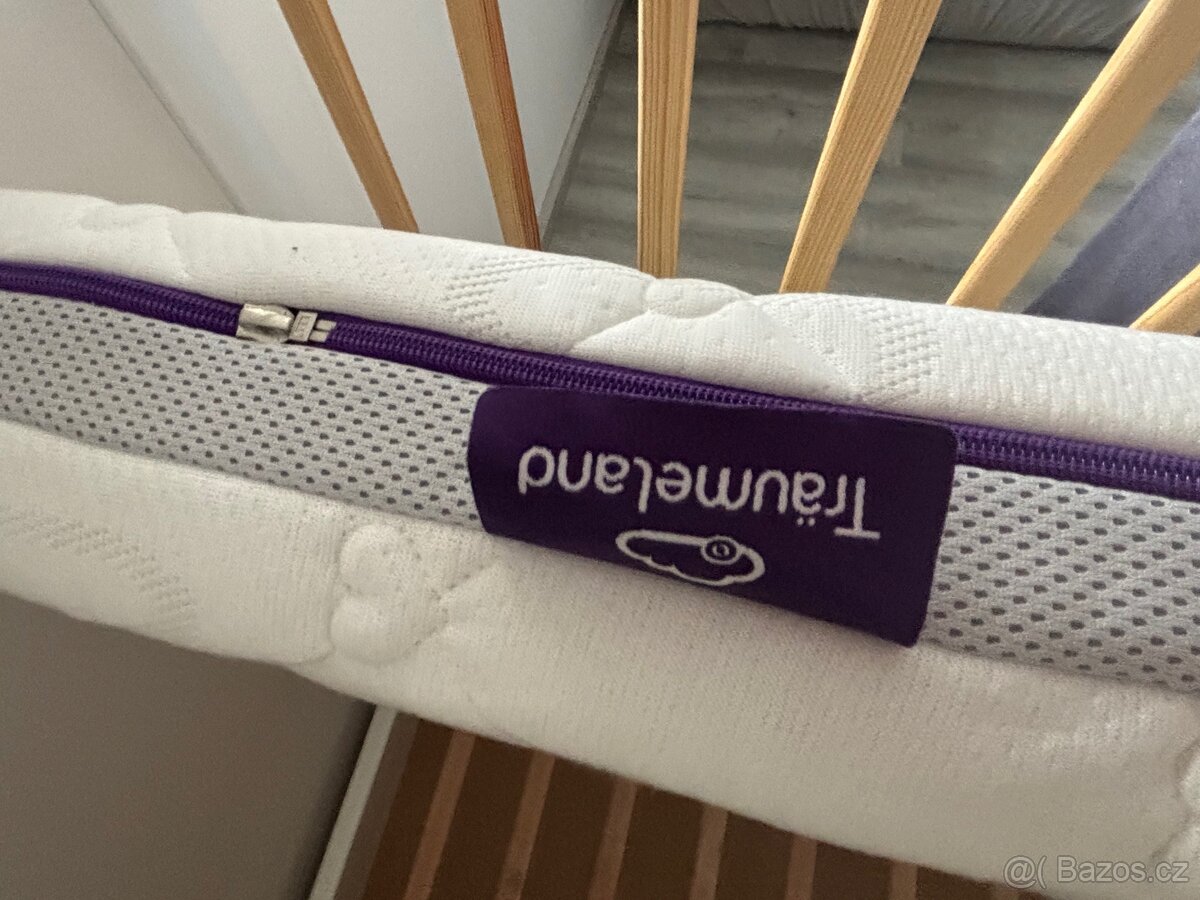 Dětská postýlka se šuplíkem + 2 matrace - 9