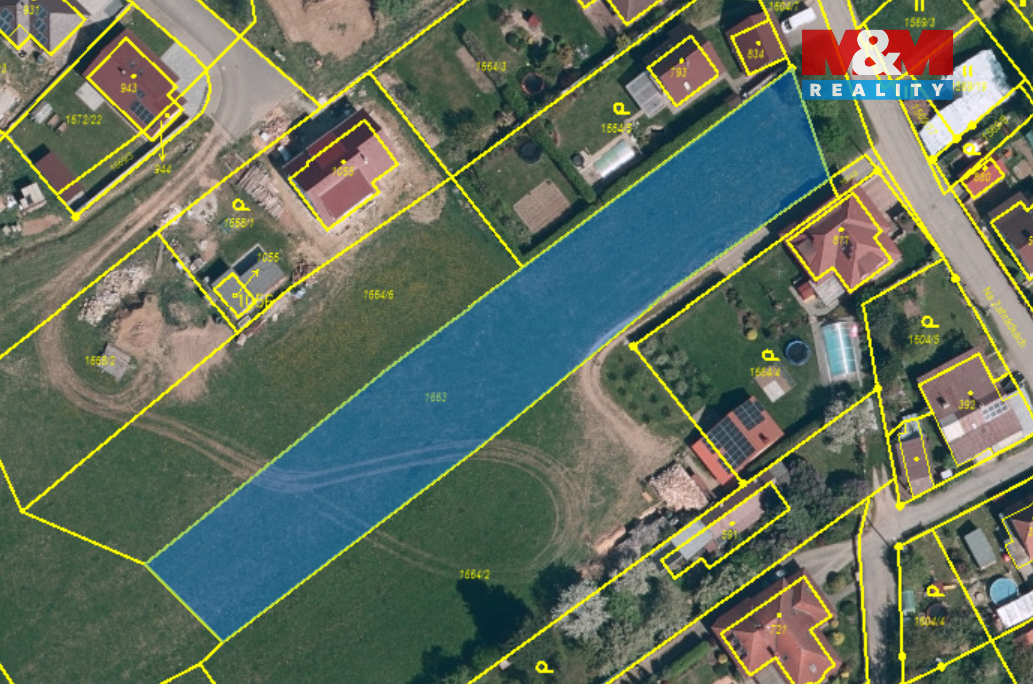 Prodej pozemku k bydlení v Křižanově, ul. Na Zahrádkách - 9