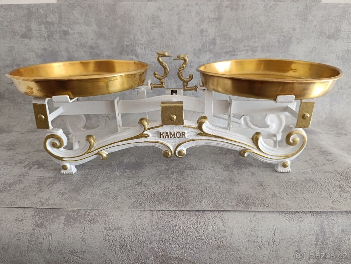 Staré 5kg dvoumiskové váhy KAMOR po renovaci - 9