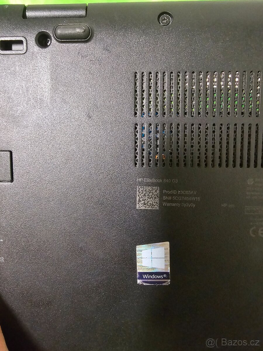 Notebook HP Elitebook 840 G3 - 9