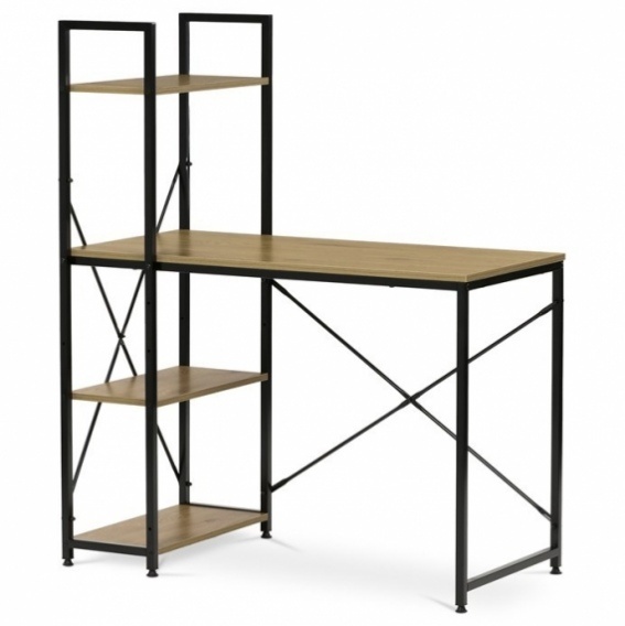 Počítačový stůl s regálem - 9