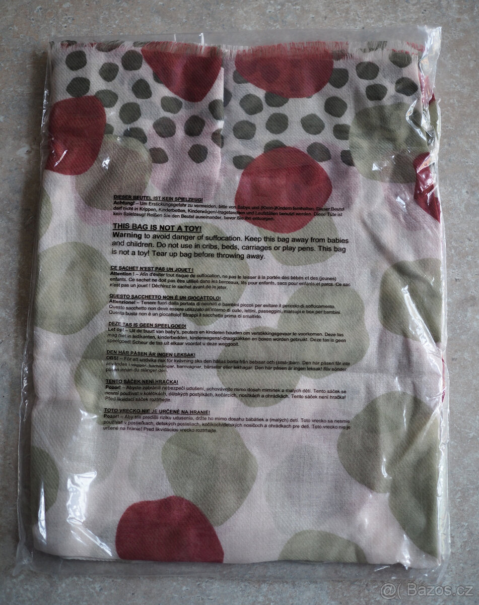 NOVÝ set šátku a peněženky v podzimních barvách - 9