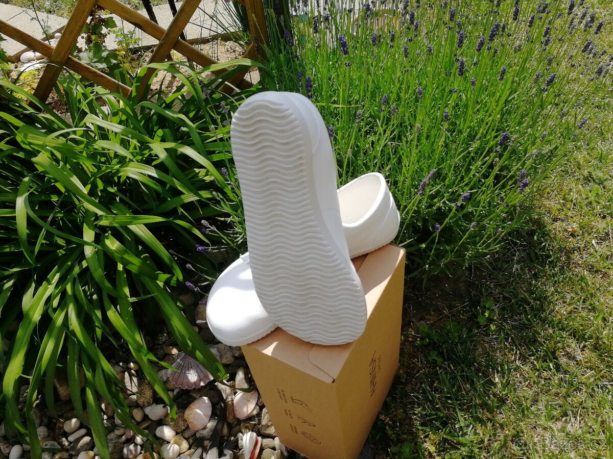 Ahinsa bílé tenisky Vida Kůže 40 - 9