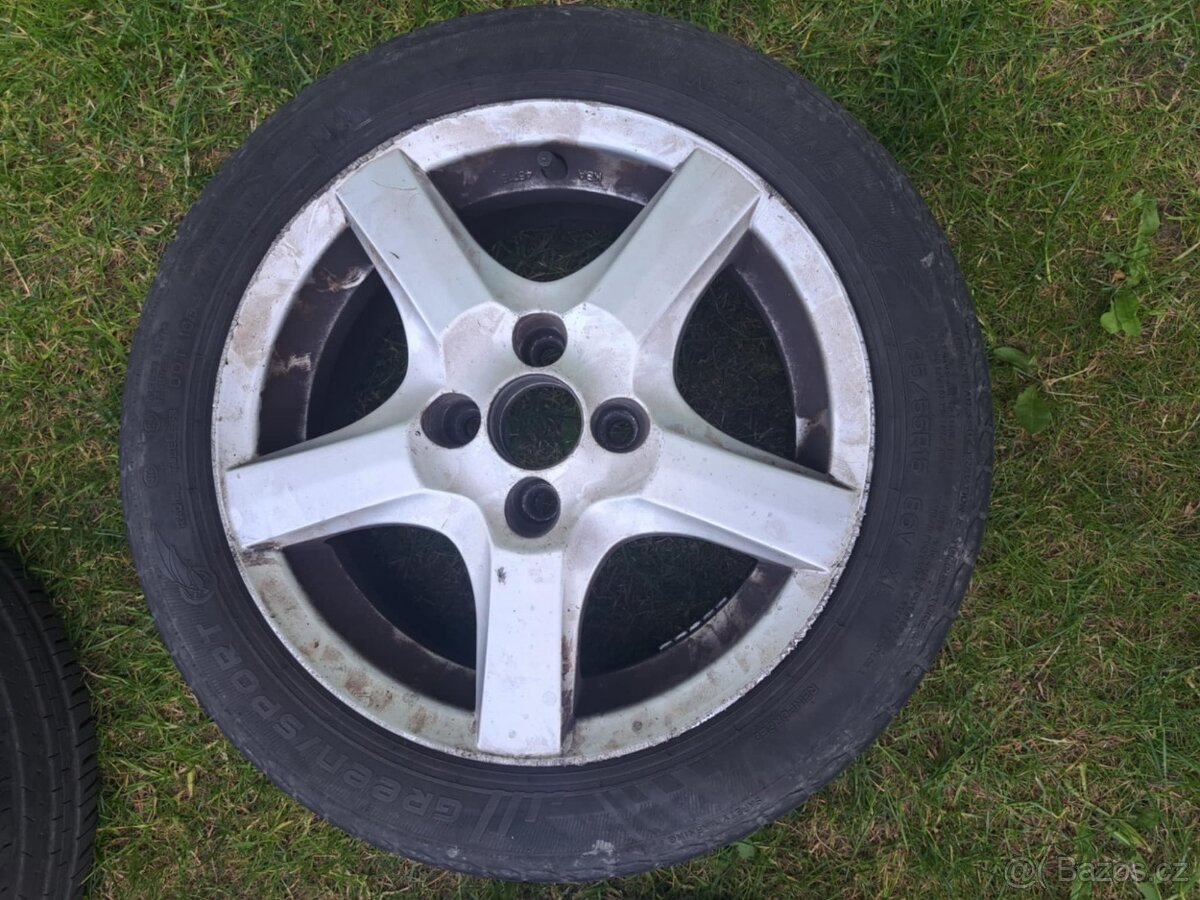 4x letní pneumatiky - plech - 9