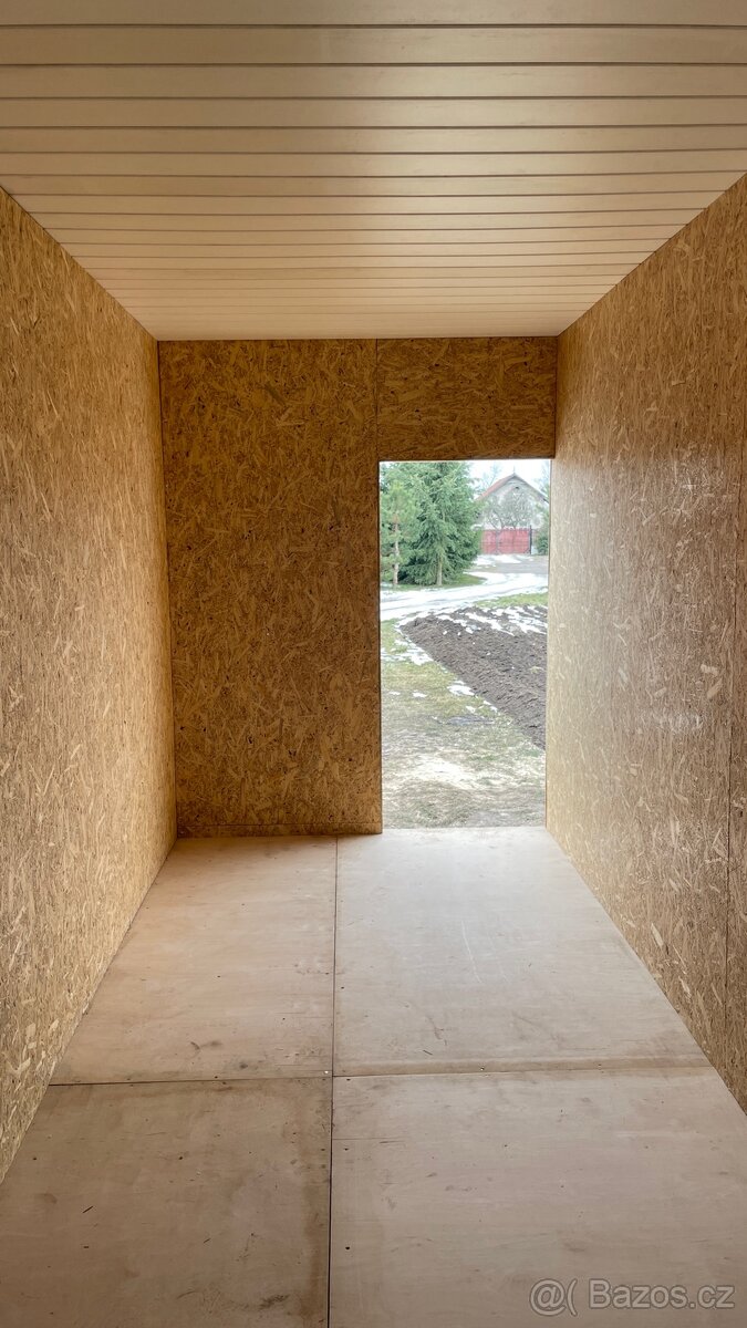 Stavební Buňka, Zahradní domek, Kontejner 6x2.2m Bílá - 9