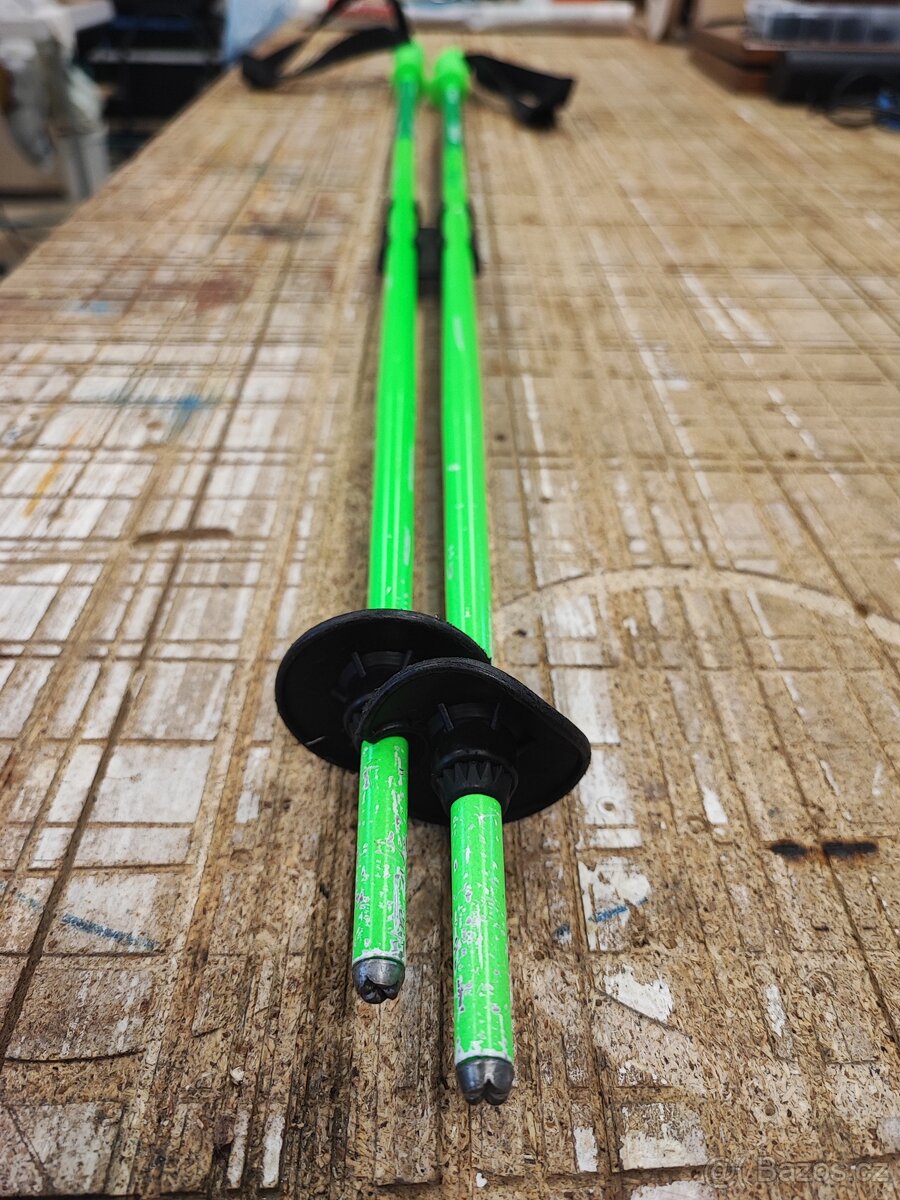 Dětské lyže Atomic 140cm + hole Komperdell 100cm - 9