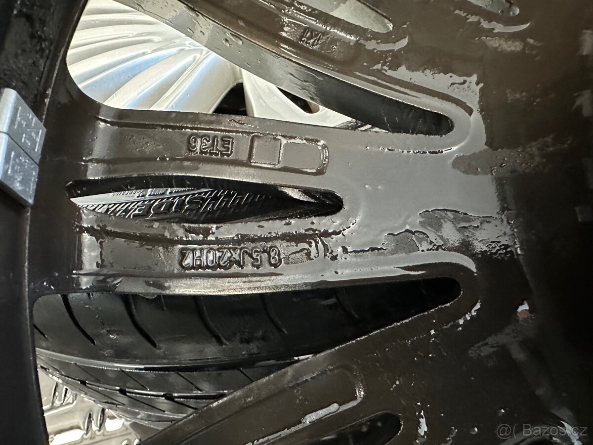 Alu Mercedes 5x112 R20, S Klasse W222, letní pneu - 9