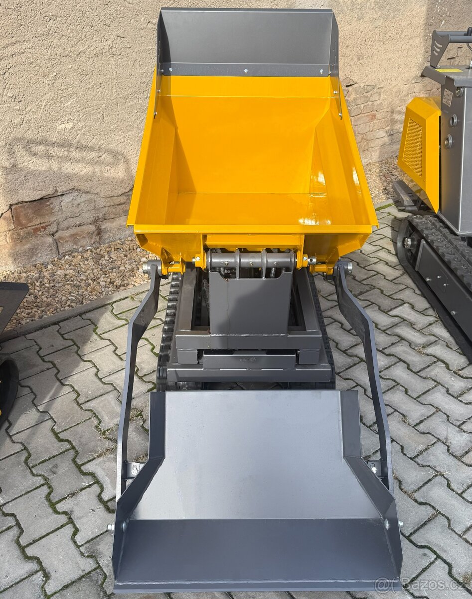 Pásový dumper 500 kg – zvedací korba, Briggs & Stratton - 9