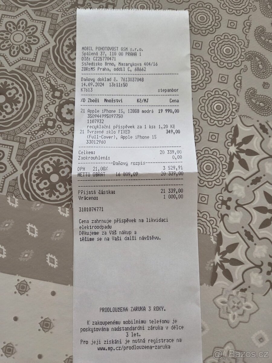 Apple iPhone 15 blue 128gb - 9