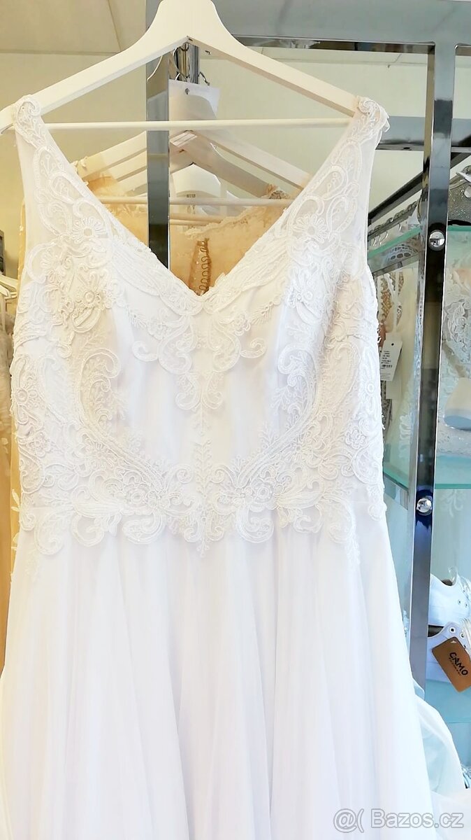 Svatební šaty výška 175cm - 9