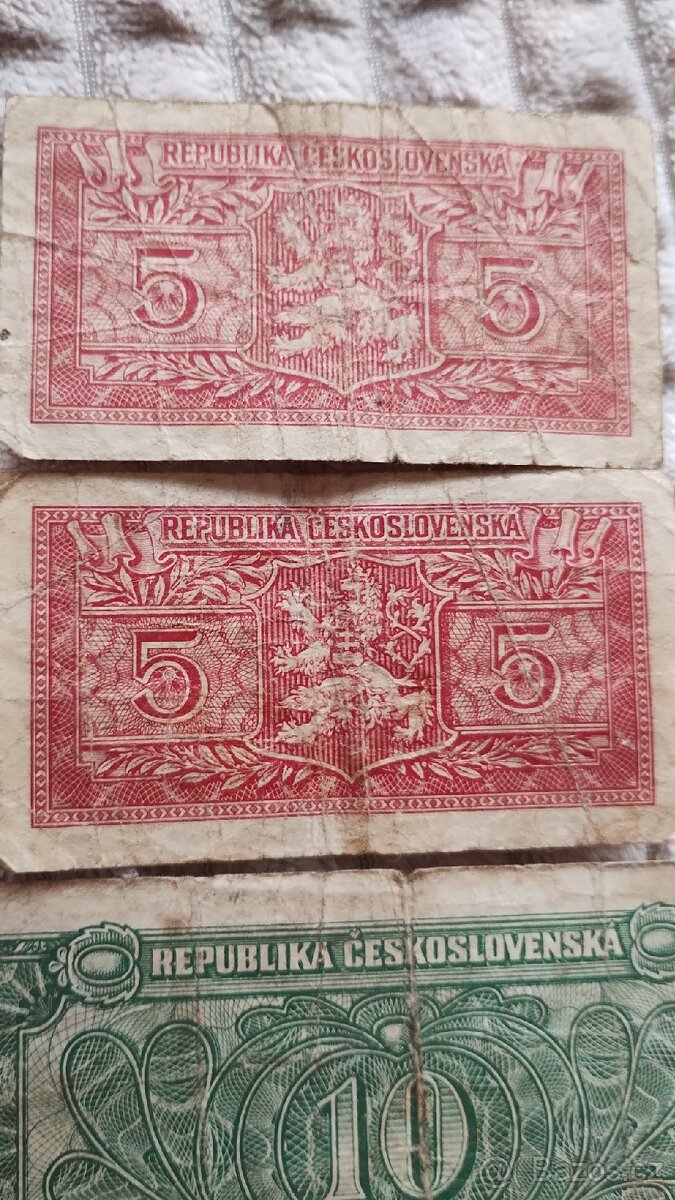 Bankovky -3 kusy - 9