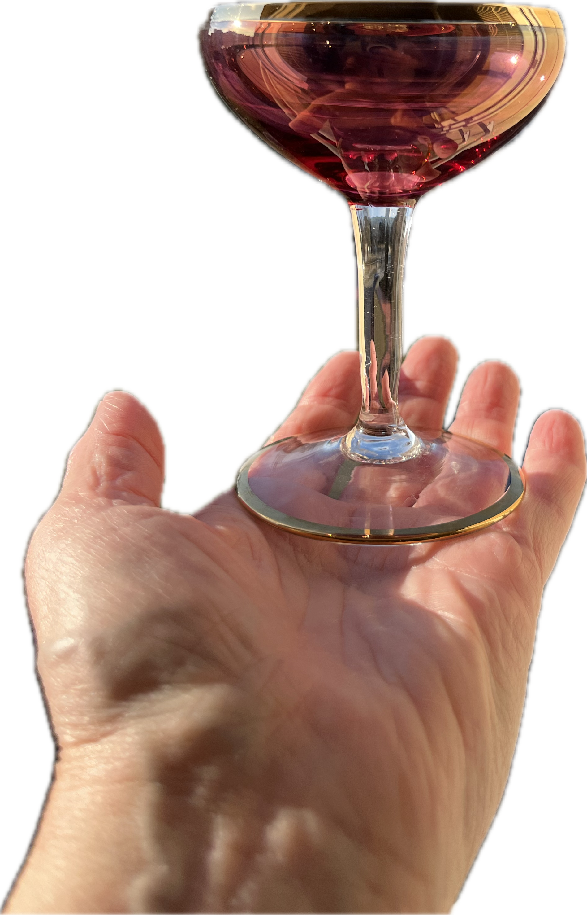 skleničky s barevnými kalichy - 9