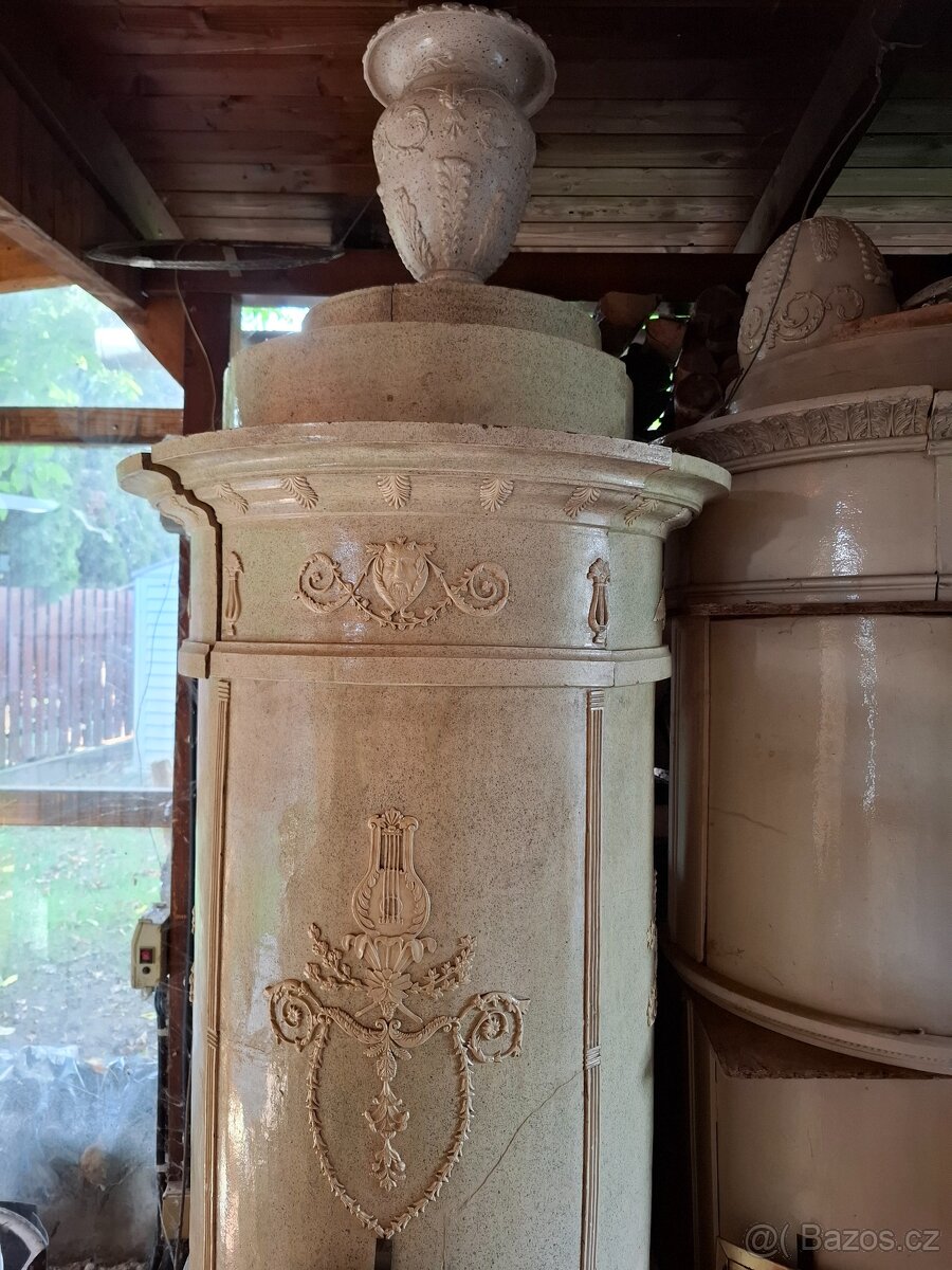 Kachova kamna starozitná - 9