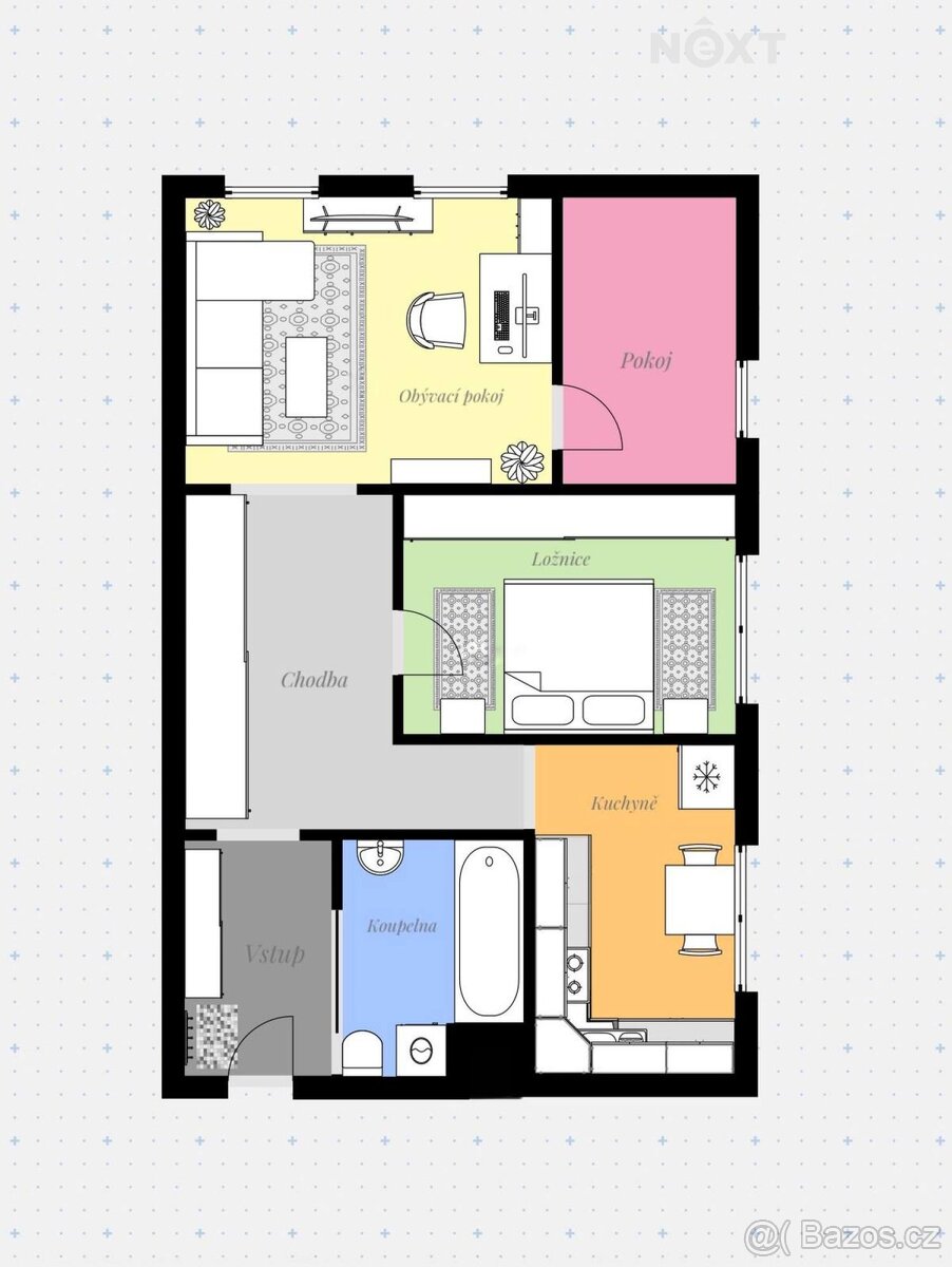 Prodej byt 3+1, 63㎡ - 9