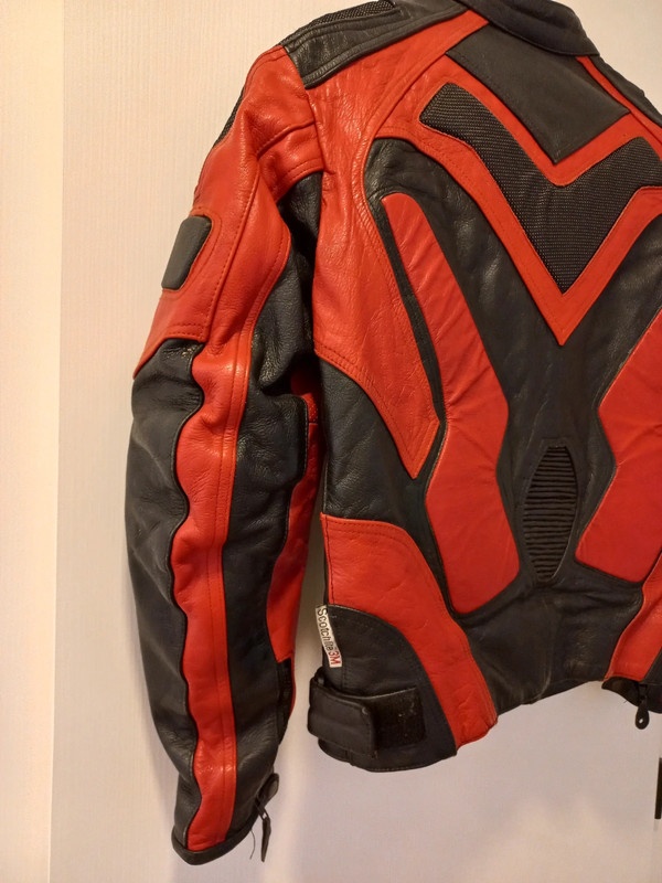 Kožená bunda na motorku Brixton vč. chráničů vel. S - 9