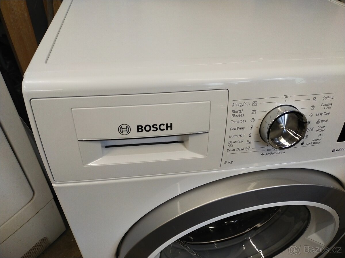 Prodám zánovní pračku Bosch 8 kg-A+++. Dovezu - 9