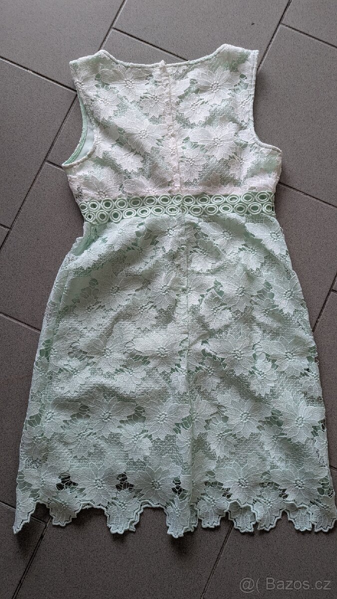 Dámské krajkové pouzdrové šaty Orsay - 9