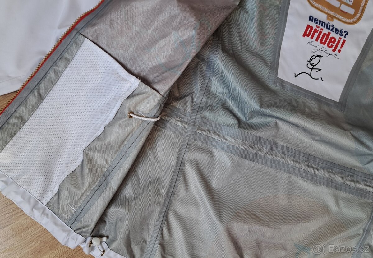 Bílá nepromokavá bunda Alpine Pro (OH kolekce) - 9