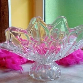 Krásná broušená mísa po prapraprababči Poltár Višnovský-Stei - 9