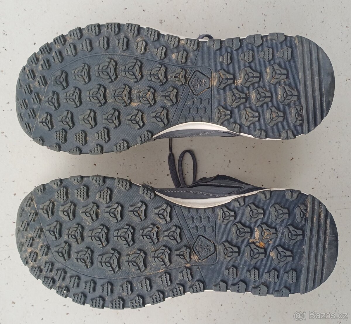 Dětské zimní turistické nepromokavé kožené boty velikost 39 - 9