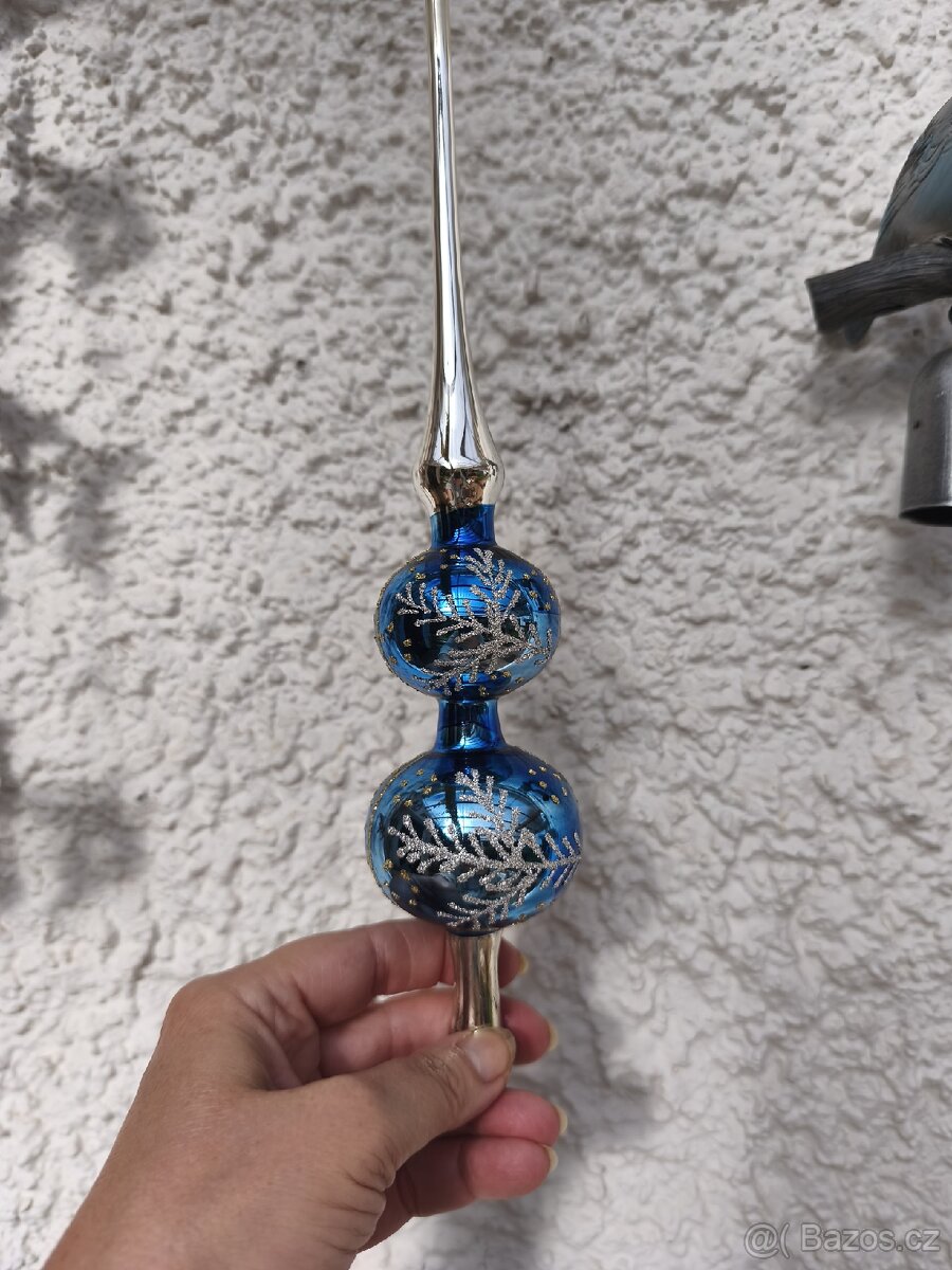 Vánoční ptáčci,špička,řetězy - cena za vše - 9