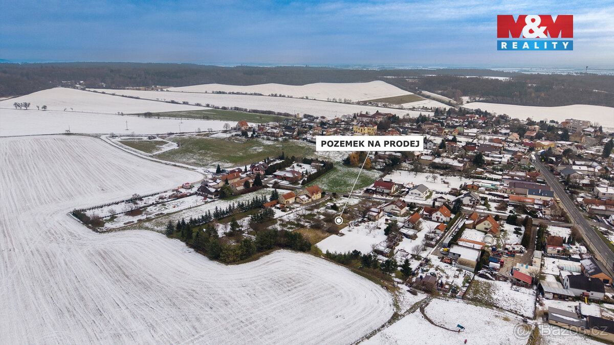 Prodej pozemku k bydlení, 2660 m², Vlkava, ul. Na Bahýnkách - 9