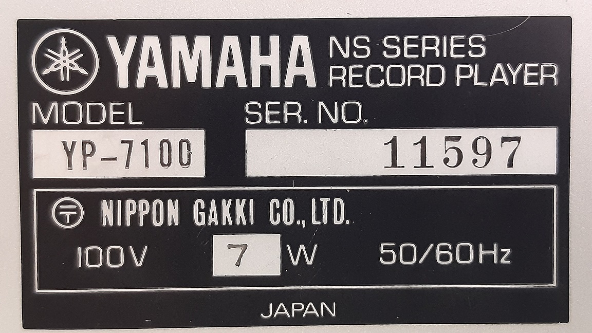SLEVA gramofon YAMAHA YP-7100 - 9