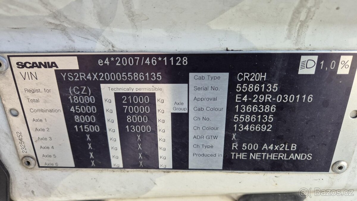 SCANIA R500 N323 EURO 6 + HYDRAULIKA - 9