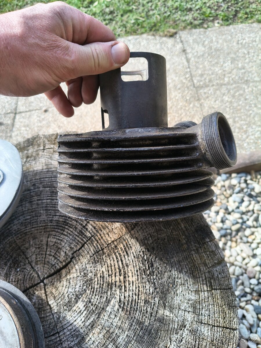 jawa perak štít valec hlava - 9