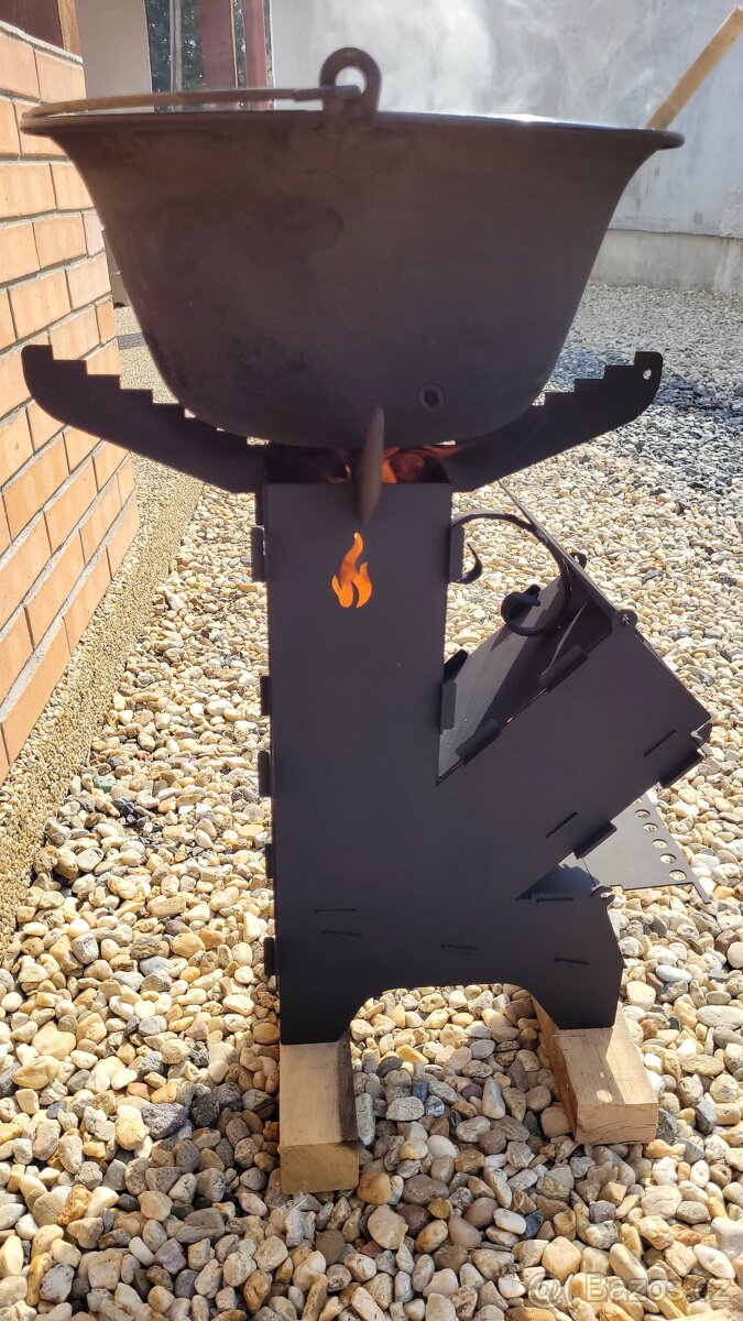 Raketová kamna,záhradný gril, - 9