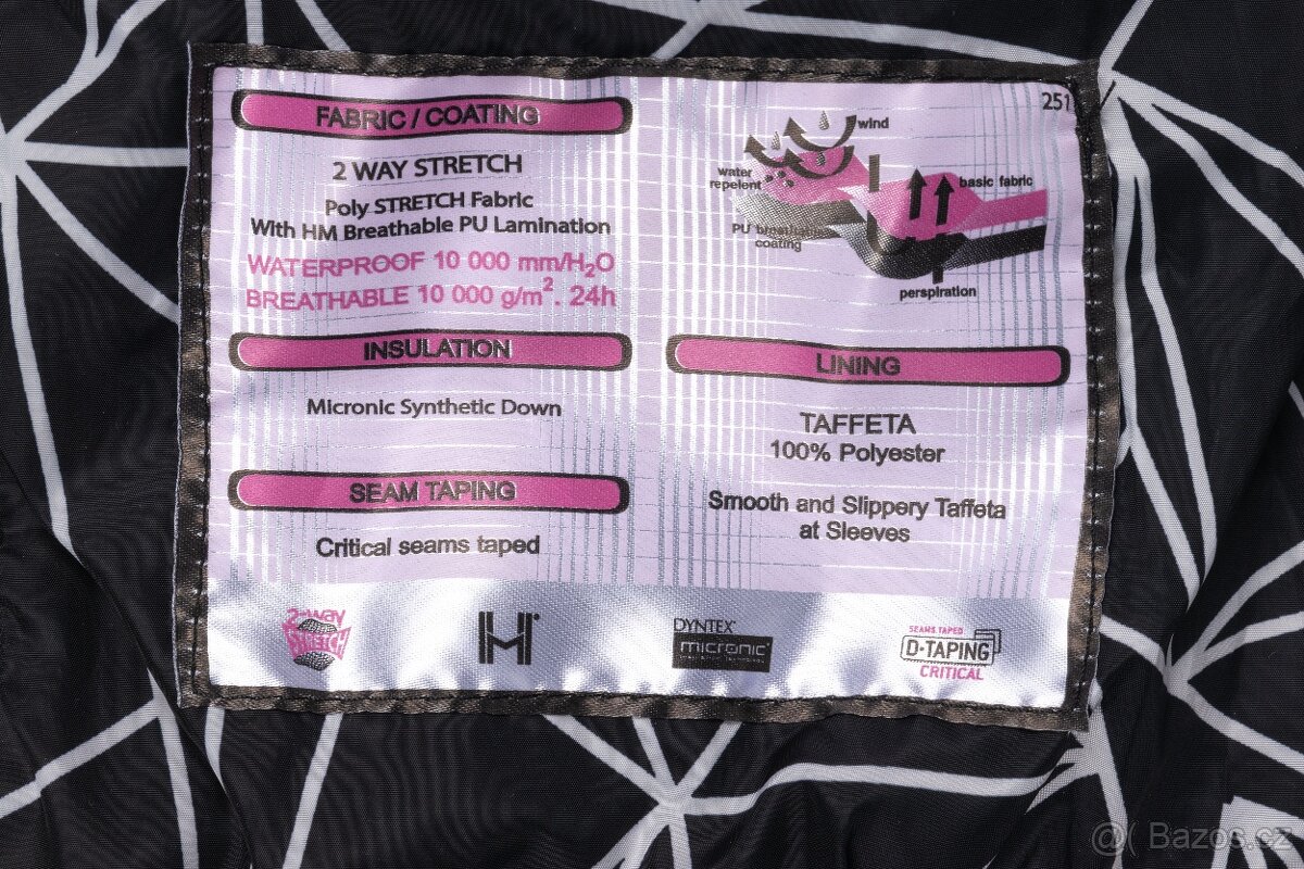 Dámská sjezdová bunda Diel DIANA, NOVÁ, velikost 36/S - 9