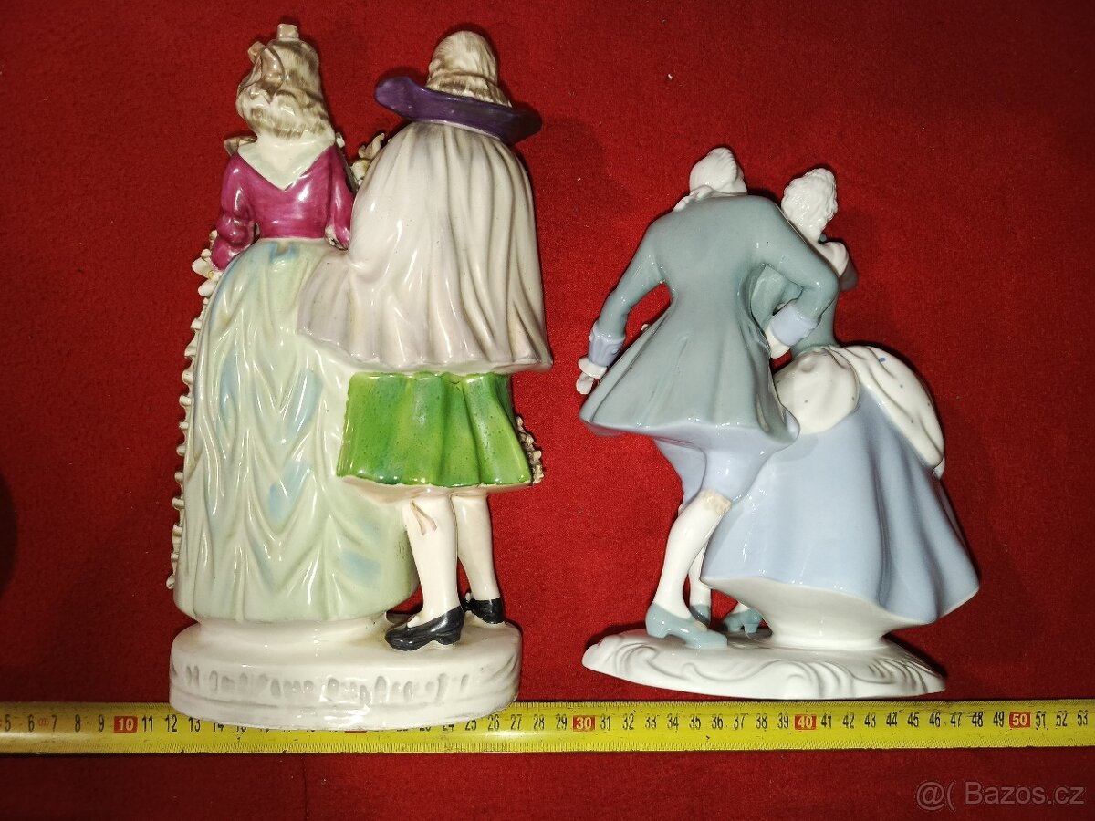 Porcelánové sošky 7 ks zn. Royal Dux atd. - 9