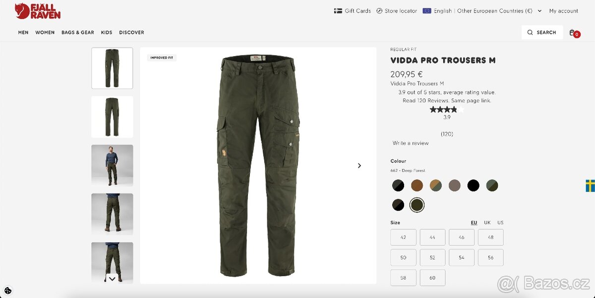 Nové outdoorové kalhoty Fjallraven Vidda Pro Trousers M - 9
