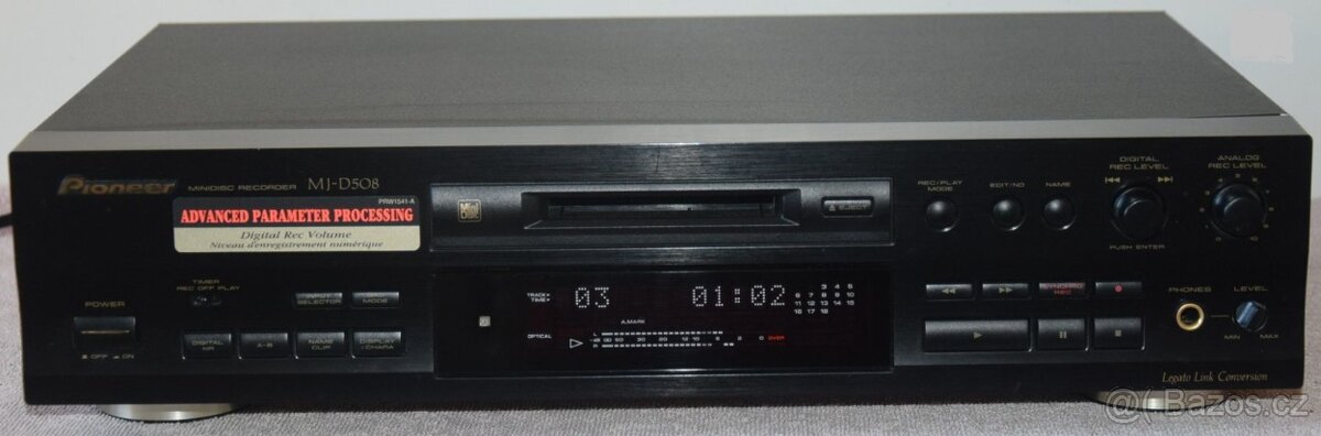 Minidisc deck PIONEER MJ-D508, manuál, disky - 9