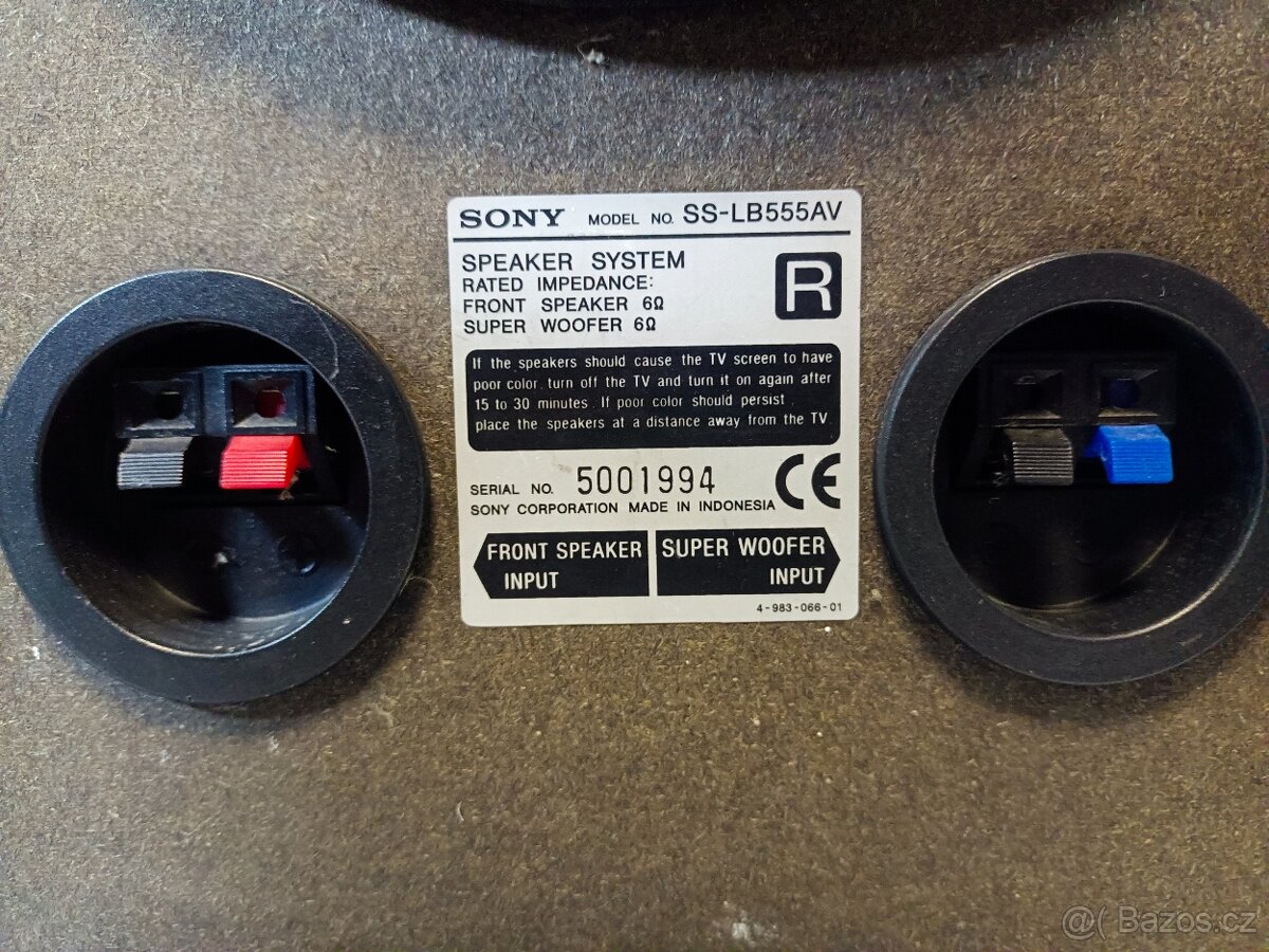 SONY reprobedny SS-LB555AV - 9