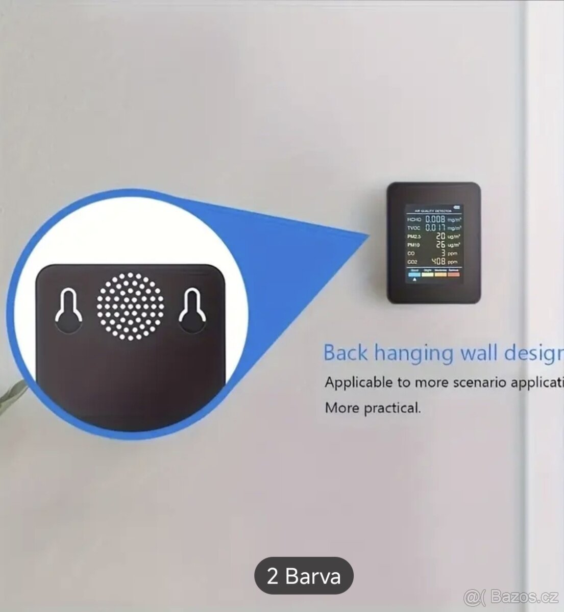 6v1 Prémiový Monitor Kvality Vzduchu v Interiéru - 9