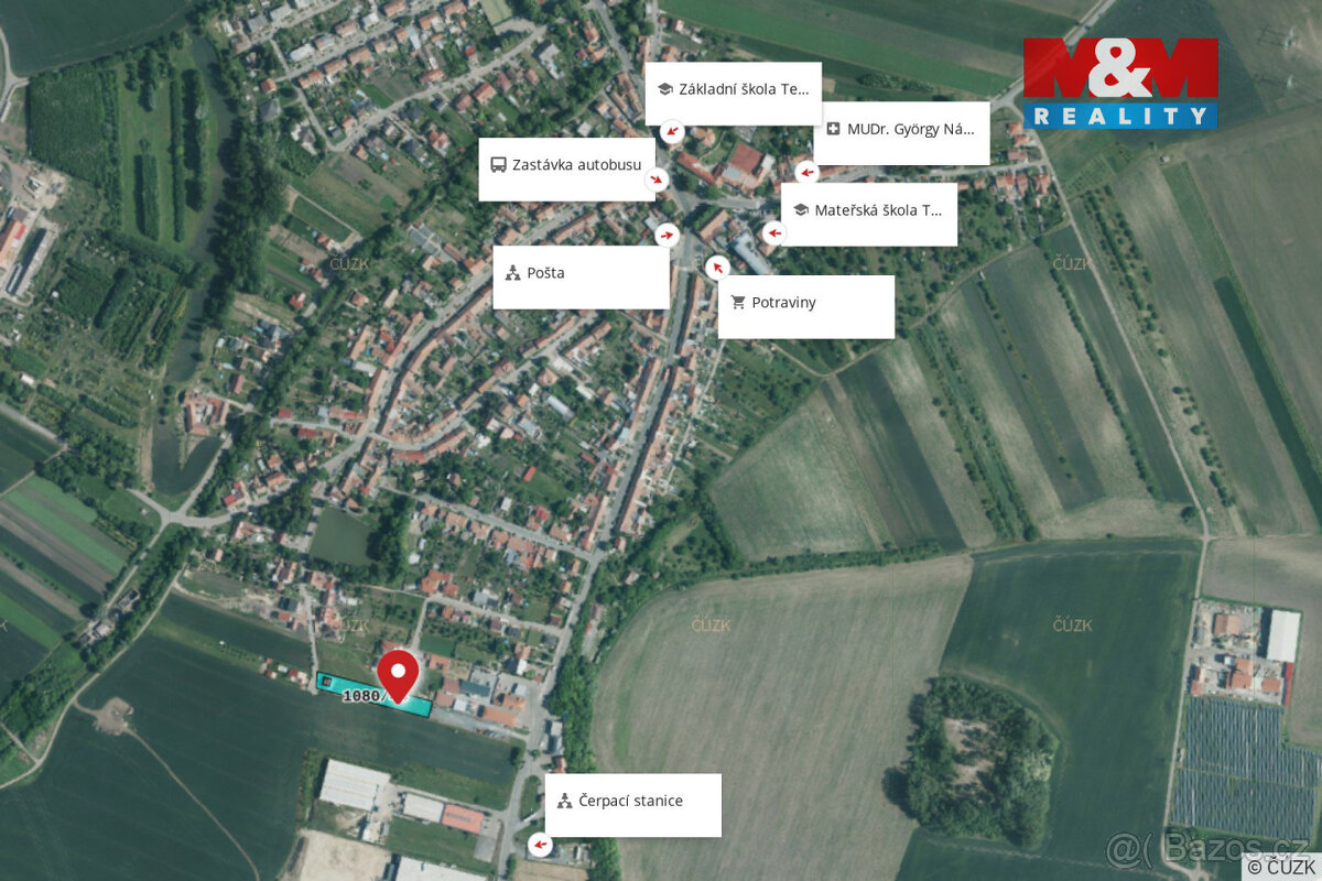 Prodej pozemku k bydlení, 1250 m², Telnice - 9