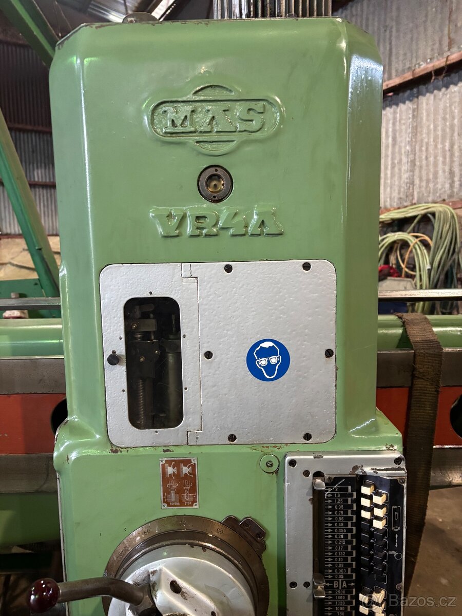Prodám radiální vrtačku VR4 - 9