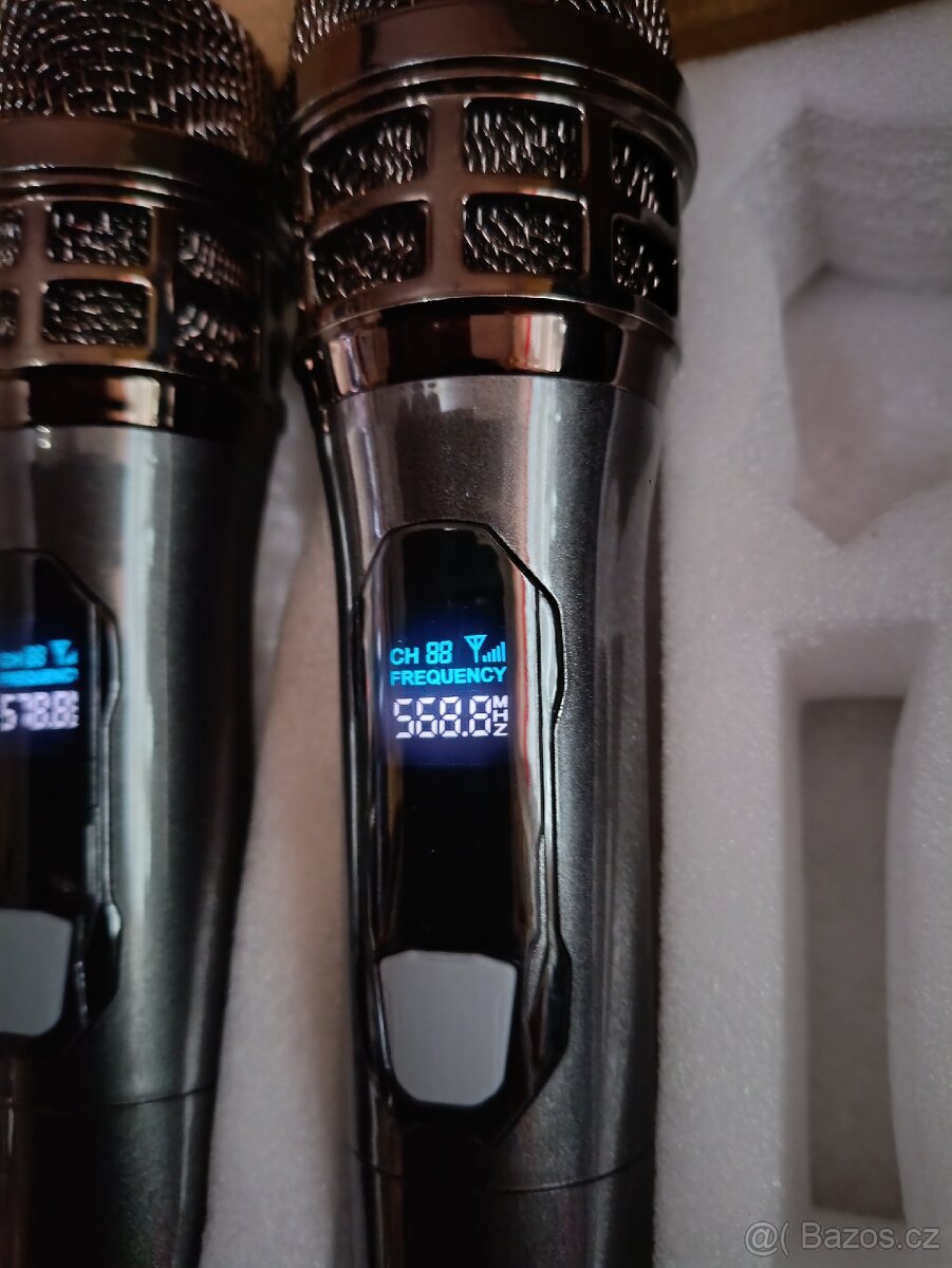 4x bezdrát dobijecí mikrofony + přijimač - 9