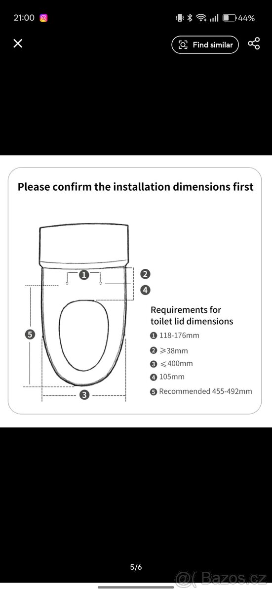 SmartMi Bidetovací WC Sedátko - 9