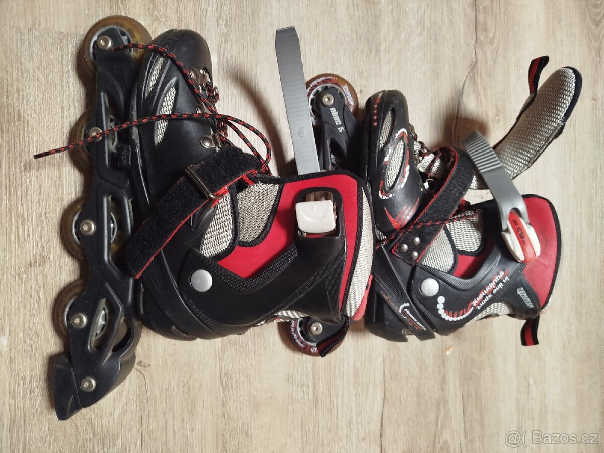 Kolečkové brusle dětské 32-35 - 9