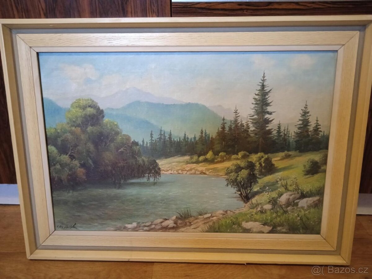 František Pospíšil ,malíř, pedagog (n.1896), Krajina Moravy - 9