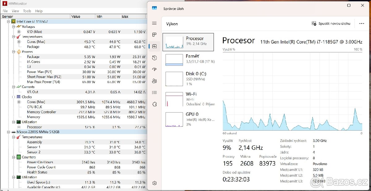 HP Zbook Firefly 840 G8 | i7, 32GB RAM, 512GB SSD - 9