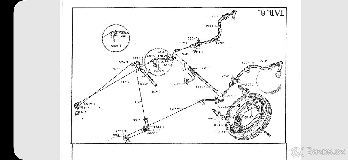 dily brzd aero 30 (50) napinak kabely k akumulatoru - 9