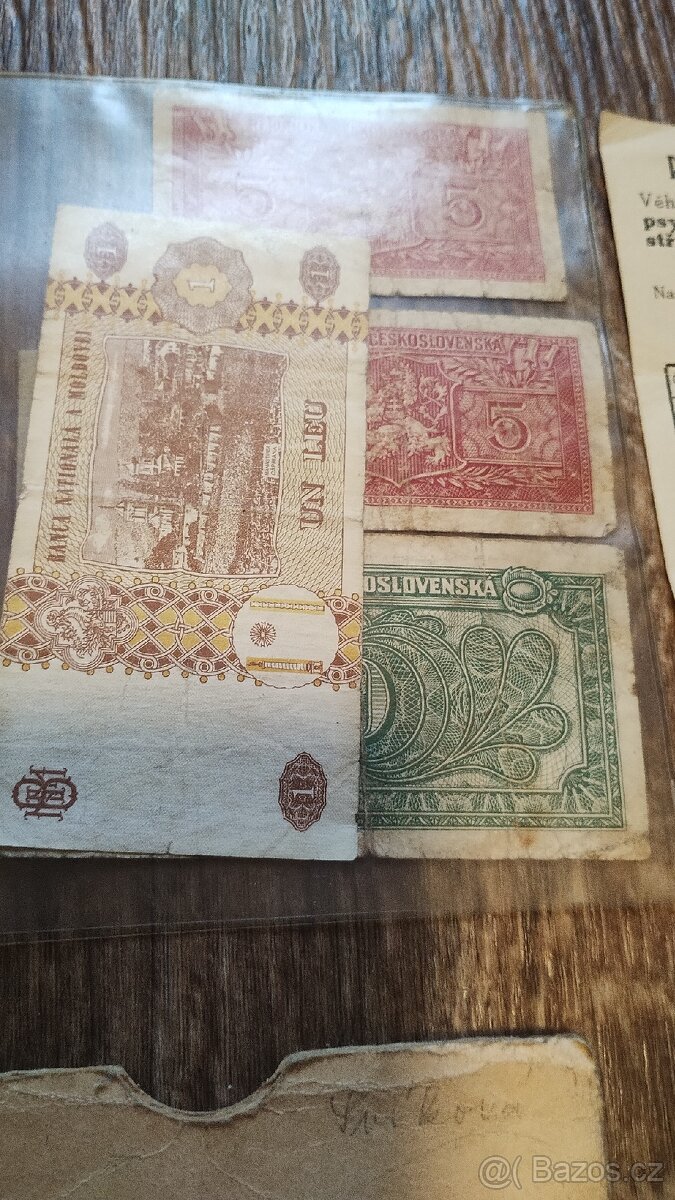 Plaketa, bankovky atd. - 9